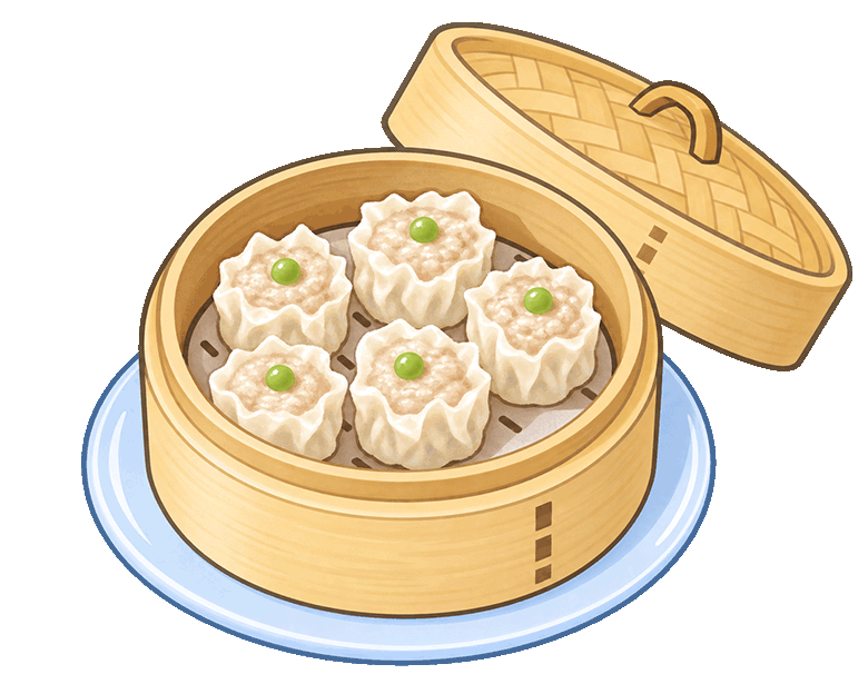 蒸し器シュウマイ
